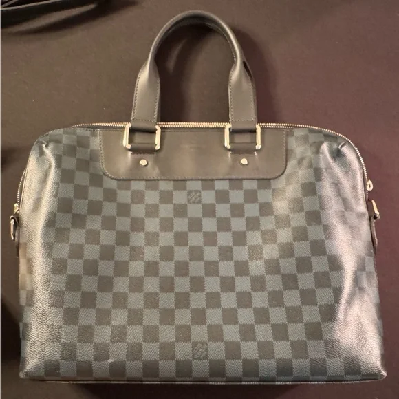 Louis Vuitton Porte-Documents JourBriefcase Damier Cobalt Canvas